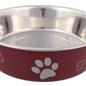 TRIXIE Edelstahlnapf mit Kunststoffmantel 1,5 l, 21 cm Bestpreis